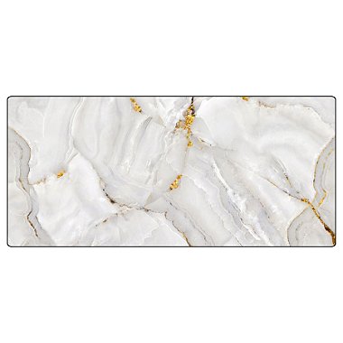 PLACA EFEITO MÁRMORE WHITE ACETINADO