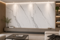 PLACA EFEITO MÁRMORE CARRARA ACETINADO ECONOMY