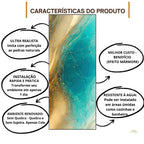 PLACA EFEITO ÔNIX JÓIA RARA BRILHO