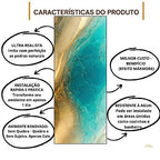 PLACA EFEITO ÔNIX JÓIA RARA ACETINADO
